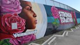Mary J. Blige from Yonkers, has a mural unveiled at public housing where she grew up