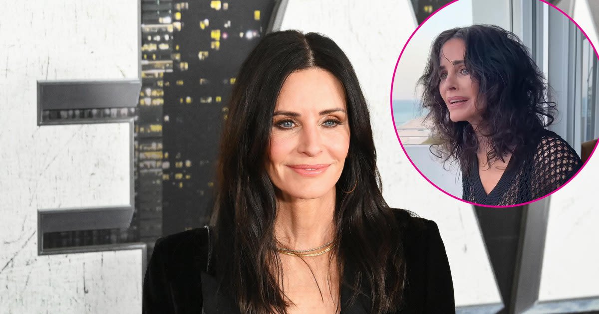 Courteney Cox Recreates Monica Geller's Frizzy Hair Scene From Friends