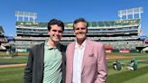 Father-son baseball play-by-play broadcasters Chip and Chris Caray cherish reunion in Oakland