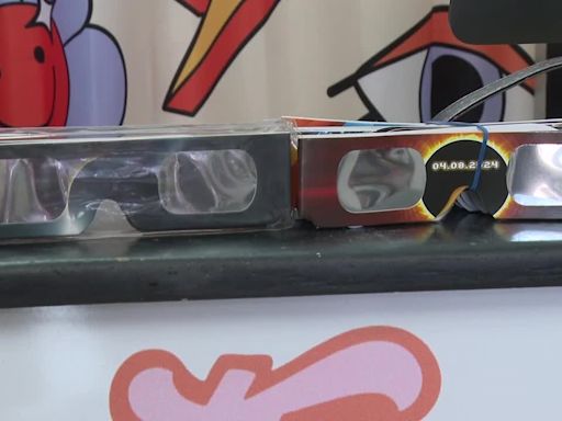 China Spring residents collect solar eclipse glasses for children in South America