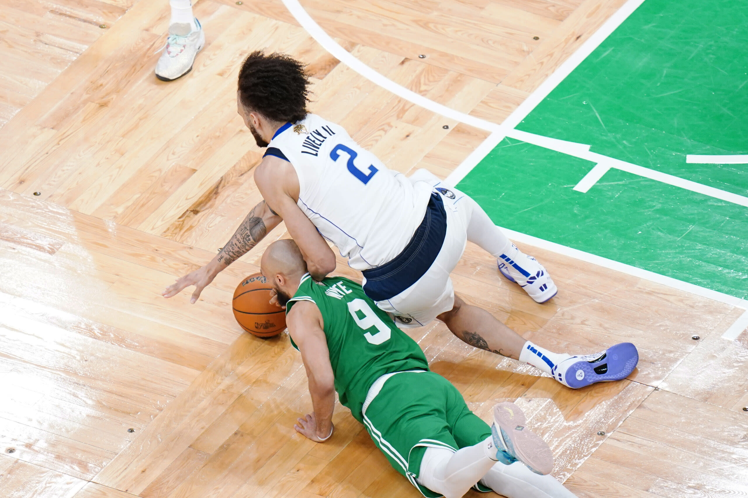 Derrick White on the play he chipped his tooth in the Boston Celtics Game 5 of the finals