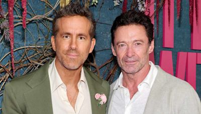 Hugh Jackman Reunites with Ryan Reynolds to Support Blake Lively’s 'It Ends with Us' N.Y.C. Premiere