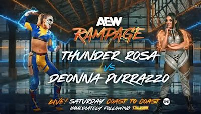 Upcoming AEW Rampage: Thunder Rosa Clashes with Deonna Purrazzo and More