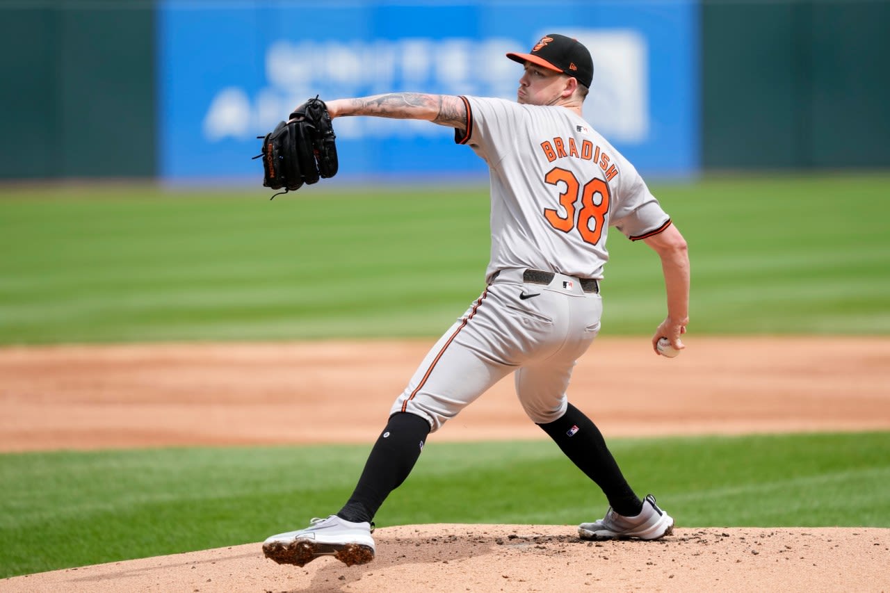 Bradish pitches 7 no-hit innings for Orioles before Mendick homers for White Sox against Coulombe