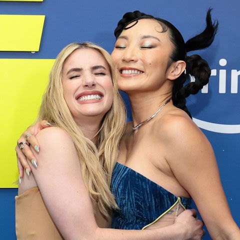 Emma Roberts and Poppy Liu Share a Cute Moment in New York, Plus Maya Rudolph, Usher, Victoria Monét and More