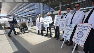 WestJet cancels hundreds of flights following surprise mechanics union strike