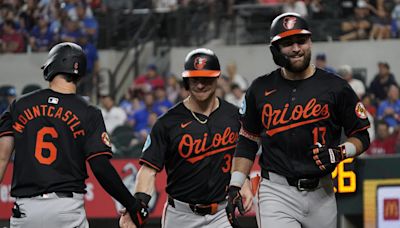 Baltimore Orioles Blast Four Homers In Texas Rangers' Deflating Two-Hit Second-Half Opener