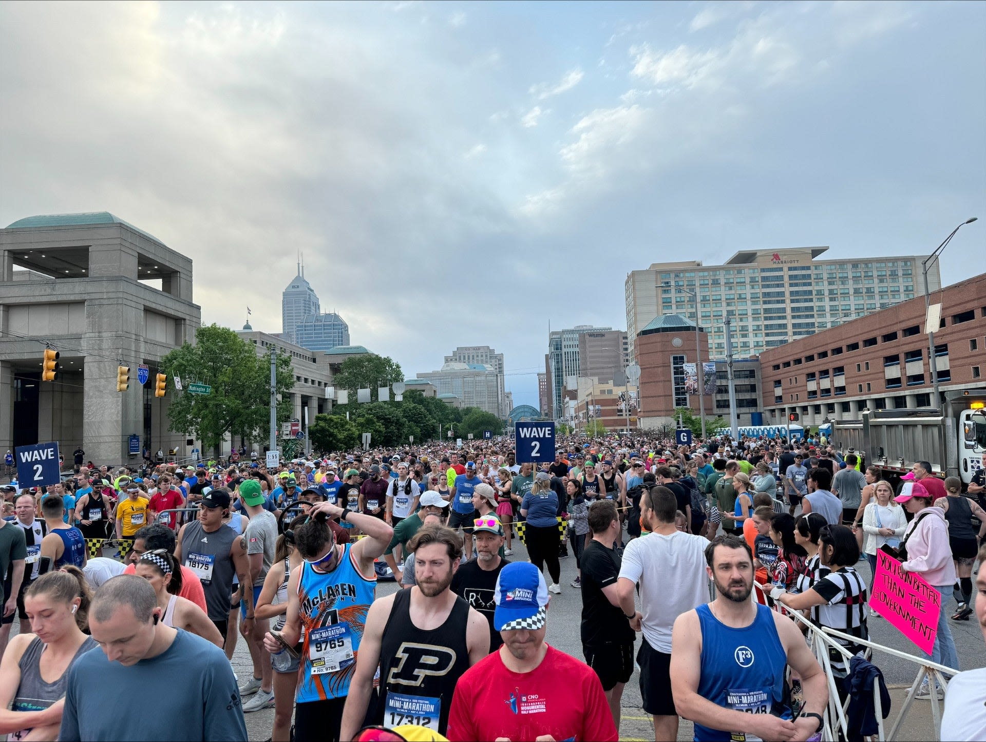 Thousands of runners take the streets of Indy for the 500 Festival Mini Marathon