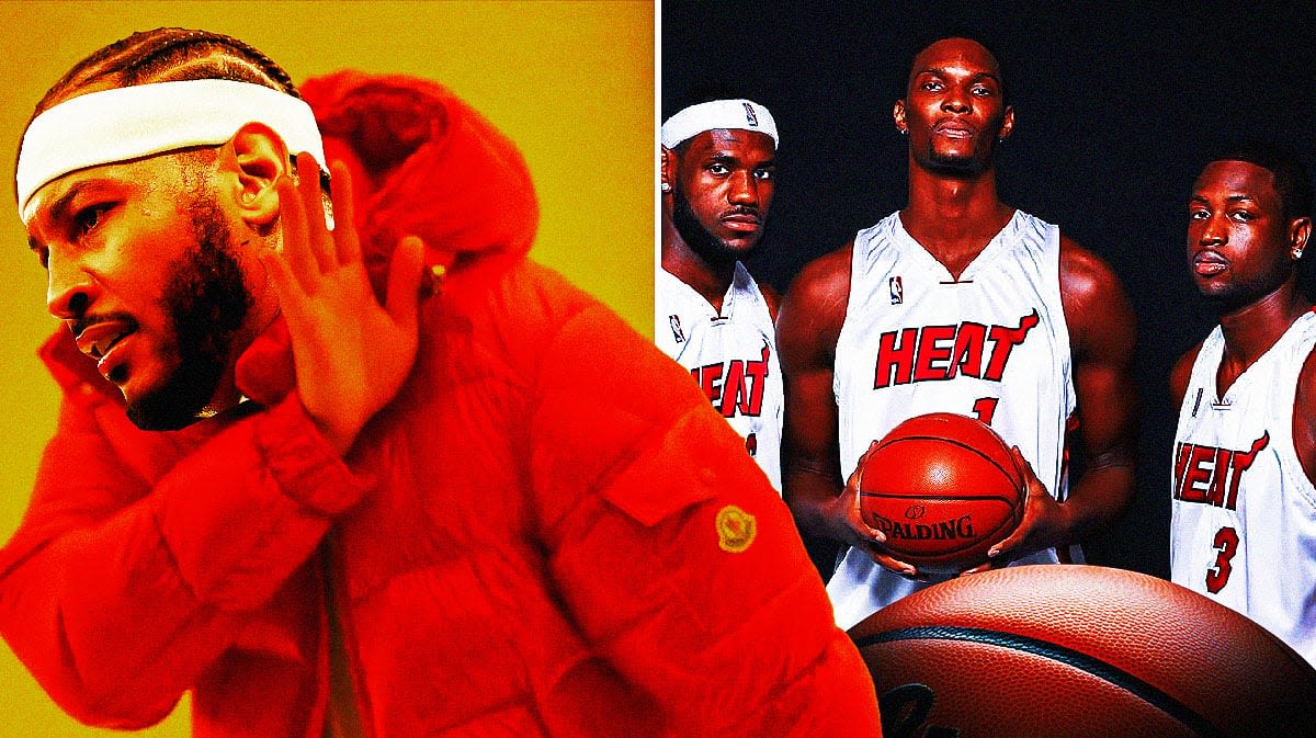 Carmelo Anthony reveals why he didn't team up with LeBron James, Dwyane Wade