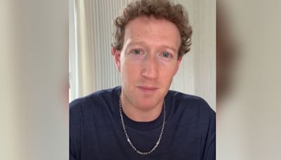 Mark Zuckerberg sports chain as he announces Meta AI upgrade