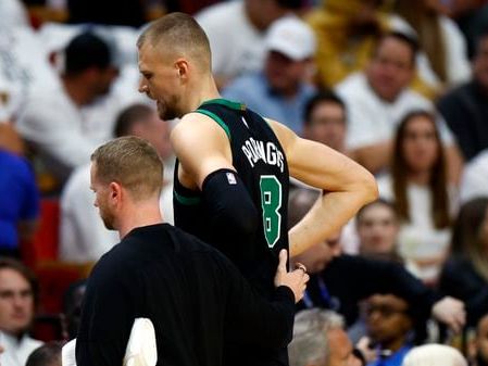 Celtics center Kristaps Porzingis (calf strain) ‘expecting to recover at a historic rate’ - The Boston Globe