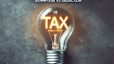 What is the difference between tax exemption and tax deduction? - ET BFSI