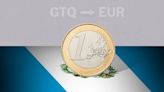 Valor de cierre del euro en Guatemala este 26 de junio de EUR a GTQ