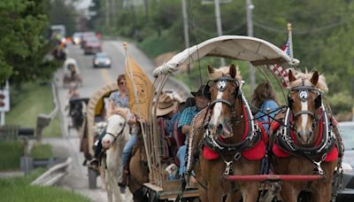 National Road Festival’s wagon train ride shortened