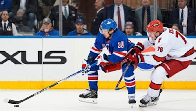 Trocheck's power-play goal lifts Rangers to 4-3 win over Hurricanes in 2OT for 2-0 series lead