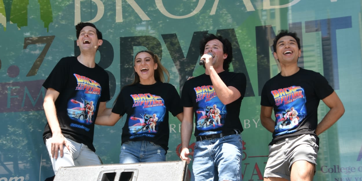 Photos: Casts of HELL'S KITCHEN, BACK TO THE FUTURE & More at Broadway in Bryant Park