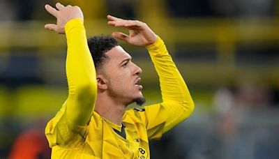 La lesión del MVP Jadon Sancho contra el PSV, solo un susto