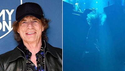 Mick Jagger's 7-Year-Old Son Deveraux Adorably Dances in the Crowd as His Dad Rocks Out on Stage