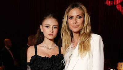 Heidi Klum and Daughter Leni Make Bold Fashion Statements on amfAR Gala Red Carpet