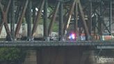 Steel Bridge reopens to cars, pedestrians after freight train derailment