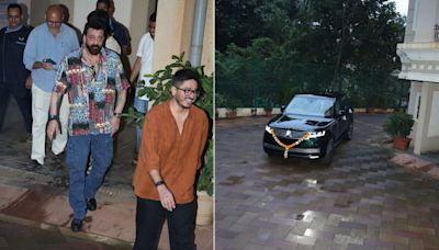 Sanjay Dutt Gifts Himself A Black Range Rover On His Birthday. See Pics