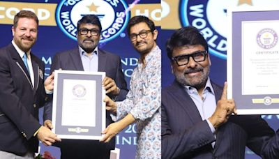 Ram Charan wishes Chiranjeevi as he honoured with Guinness Record as Most Prolific Film Star in Indian Cinema