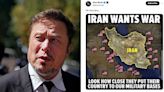 Elon Musk Still Hasn’t Deleted X Post Falsely Showing 26 US Military Bases Around Iran: ‘Oh the Irany,’ He Writes