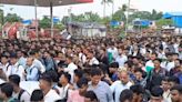 Stampede-like situation near Mumbai airport as thousands gather for jobs