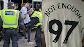 Man Utd fan arrested for wearing highly offensive 'not enough' shirt mocking Hillsborough disaster at FA Cup final | Goal.com