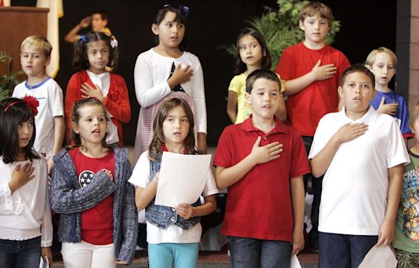 Maryland elementary school tries to force students to say the pledge