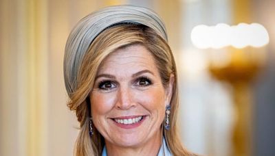 Máxima Zorreguieta se robó todas las miradas con su elegante y colorido look reciclado