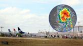 Cierran el Aeropuerto de Mérida ante la llega del huracán "Beryl"