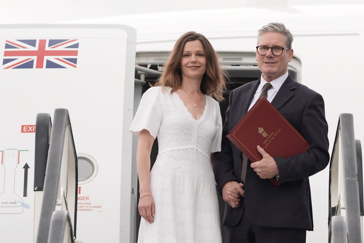 Starmer accused of causing ‘massive uncertainty’ with defence spending as he meets Biden at Nato summit - live