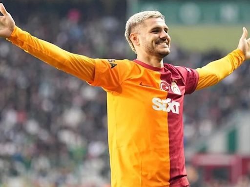 Icardi marcó un golazo de taco y se consagró campeón de la Superliga de Turquía con el Galatasaray