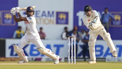 SL vs NZ, LIVE 2nd Test: Kamindu Mendis nearing hundred for Sri Lanka vs New Zealand, Mathews departs for 88