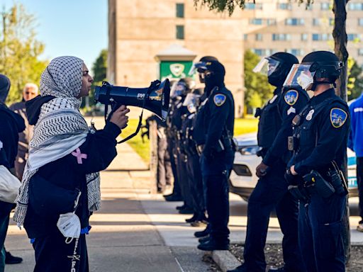 Pro-Palestinian camp at Wayne State dismantled while MIT students walk out of commencement