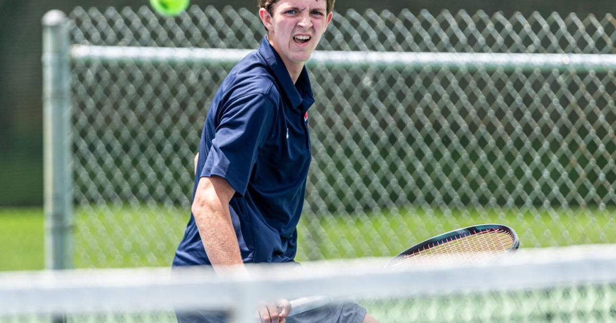 Priory's John Varley claims singles crown after winning doubles title last season