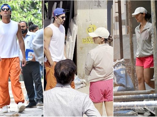 Ranbir Kapoor-Alia Bhatt visit construction site of new home, to shift in Diwali