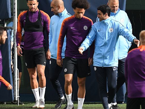 Sane is already a huge Arteta fan as Arsenal 'keep an eye' on situation