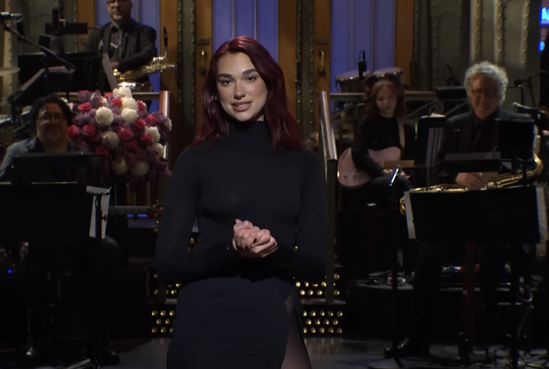 ‘SNL’ Monologue: Not Even Radical Optimist Dua Lipa Can Put a Positive Spin on Kristi Noem Killing Her Puppy