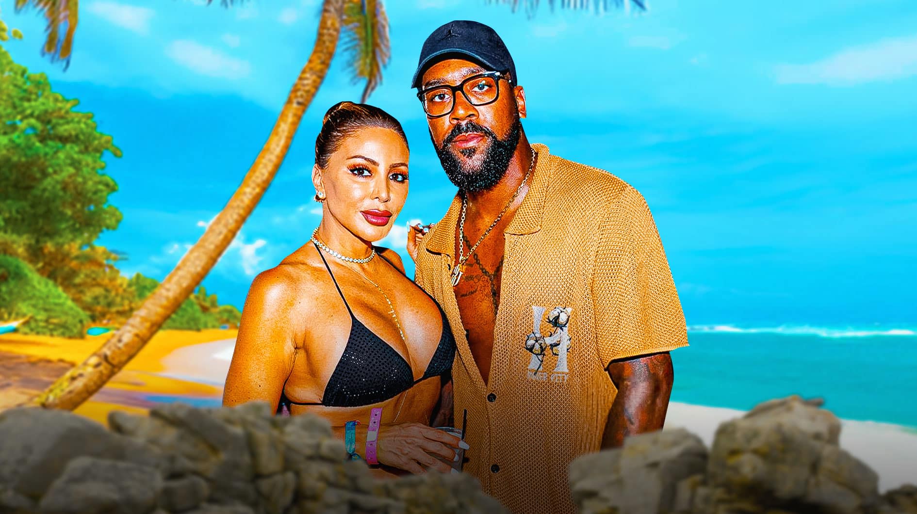 Larsa Pippen, Marcus Jordan have romantic beach date amid split