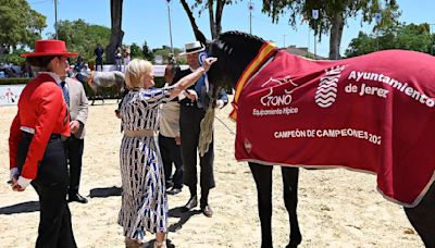 Cuahtemoc Mor y Nicaragua HR Campeón y Campeona de Campeonas en la Feria del Caballo de Jerez 2024