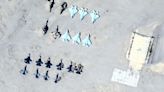 Satellite images reveal China destroying 'US warplanes' in chilling war drills