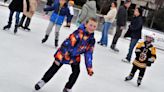 Free Quincy ice skating. Free skate rentals. An early Christmas gift, rink nearly ready
