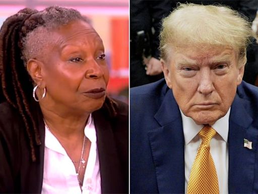 “The View” audience gasps as Whoopi Goldberg suggests Donald Trump be jailed at Guantanamo Bay