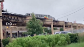 Train appears to be derailed on CTA Green Line on Chicago's South Side