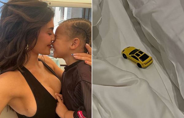 Kylie Jenner Shares Glimpse of Home Life with Son Aire: ‘Always Leaving a New Little Car in My Bed’