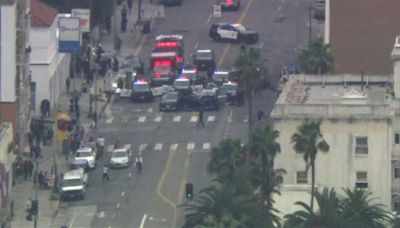 LAPD pursuit ends in violent multi-vehicle crash in Westlake