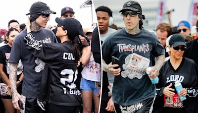 Travis Barker praises Kourtney Kardashian for competing in his ‘Run Travis Run’ 5K months after giving birth: ‘She’s a beast!’