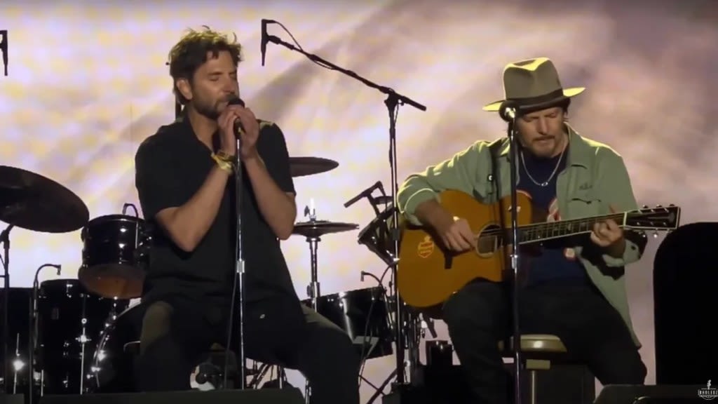 Bradley Cooper Joins Pearl Jam to Perform ‘A Star Is Born’ Song ‘Maybe It’s Time’ | Video